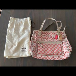 *SOLD* Authentic Coach Purse with Leather Accents